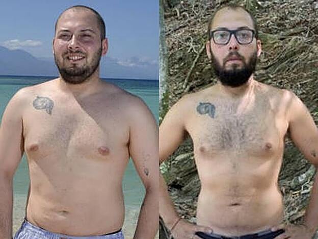 Avilés ha perdido algo más de 23 kilos en estos casi tres meses en 'Supervivientes 2020'.