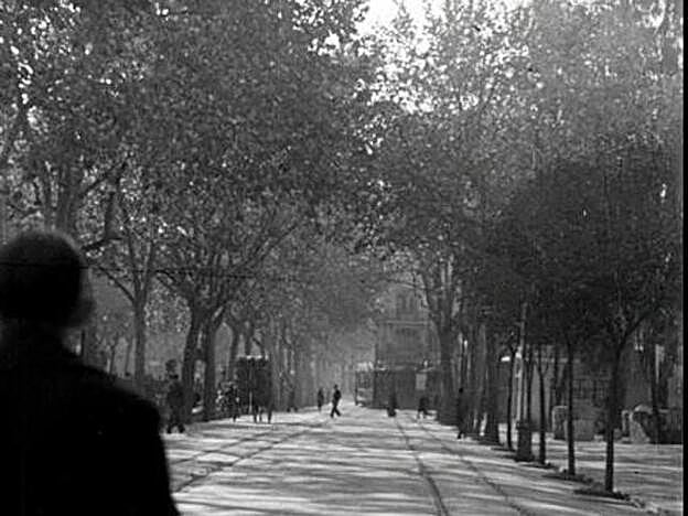 Un fotograma de la primera película sonora del cine español, encontrada por la Filmoteca Española.