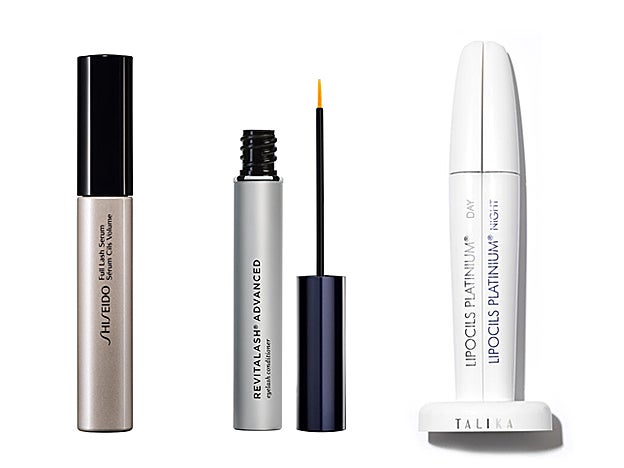 Full Lash Serum de Shiseido (54 €). RevitaLash Advanced de RevitaLash Cosmetics (105 €). Lipocils Platinium de Talika (101,50 €).