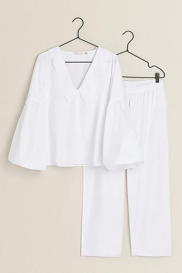 Este es el pijama de Zara Home que le hemos fichado a Alba Carrillo.