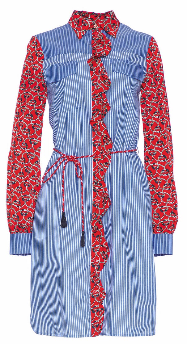 De satén, algodón y contraste de estampados, de Manila Grace (253 €).