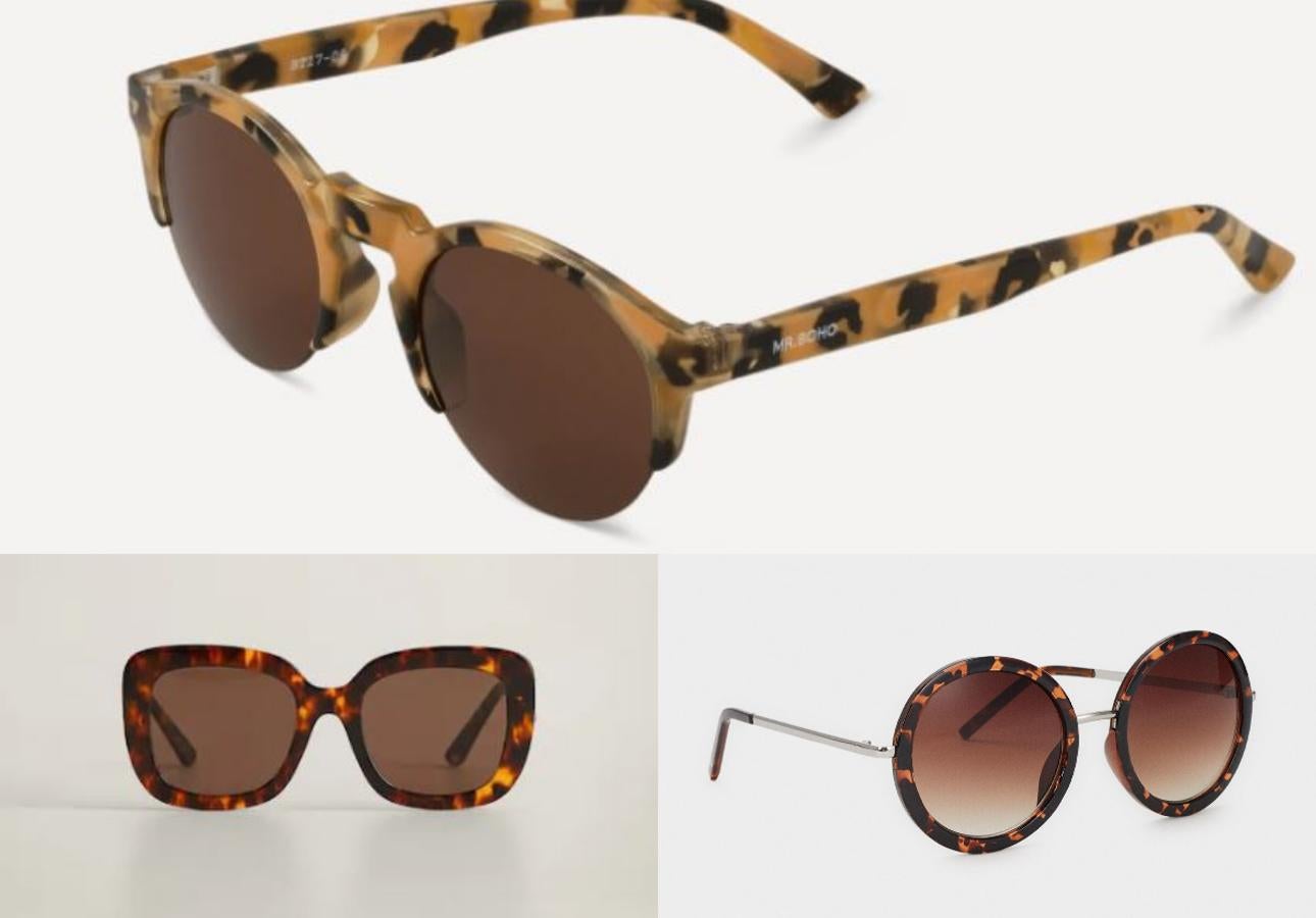 En color claro de Mr. Boho (51 euros), cuadradas de Mango (39,99 euros) y redondas de PArfois (17,99 euros).
