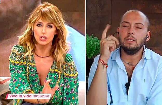 José Antonio Avilés durante su conexión con 'Viva la vida'.