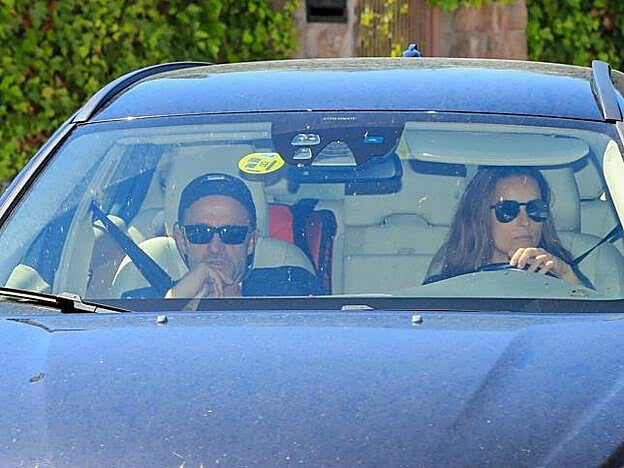 Alessandro Lequio y María Palacios acudiendo a visitar a Ana Obregón.