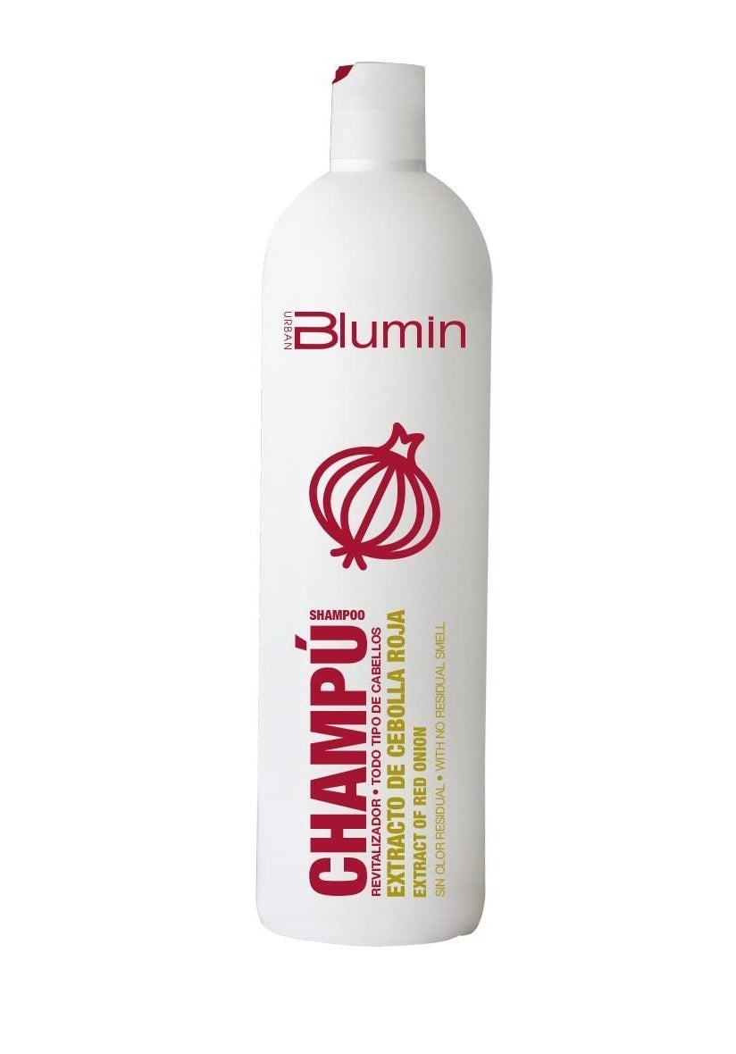 Este  champú de Blumin  tiene el cóctel perfecto para conseguir un pelo largo de ensueño: extracto de cebolla roja, aceite de argán, aceite de macadamia y vitamina C. ¡Nada puede salir mal! (10,69 euros).