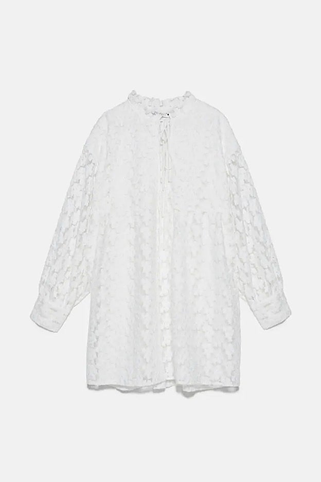 El vestido de Zara de Teresa Bass está disponible hasta la talla XXL.