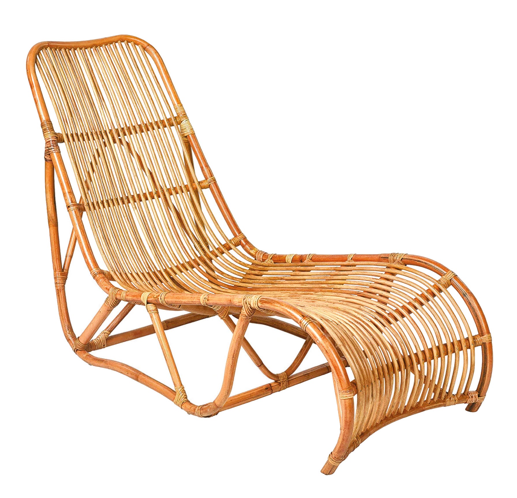 Tumbona de ratán de El Corte inglés (179 €).