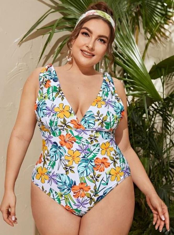 Bañador de flores, de Shein (13 euros).