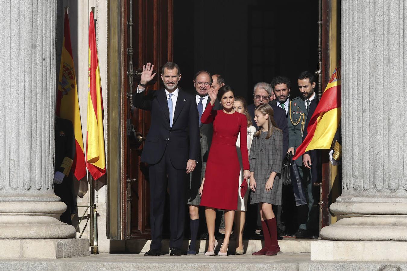 El 6 de diciembre de 2018, Felipe, junto a su familia, presidió en el Congreso de los Diputados el acto por el 40 aniversario de la Constitución Española.