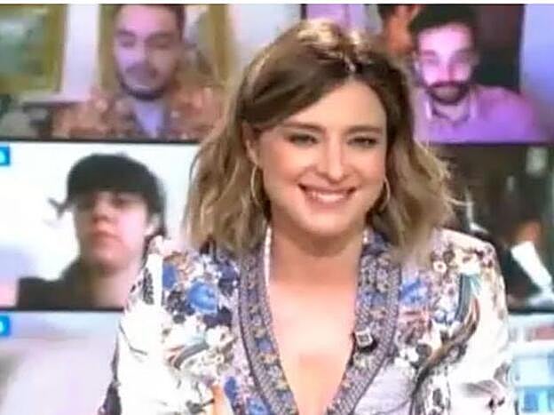 Galería. Sandra Barneda durante esa rueda de prensa virtual. Pincha sobre la foto para ver las parejas que rompieron en 2019, como ella y Nagore.