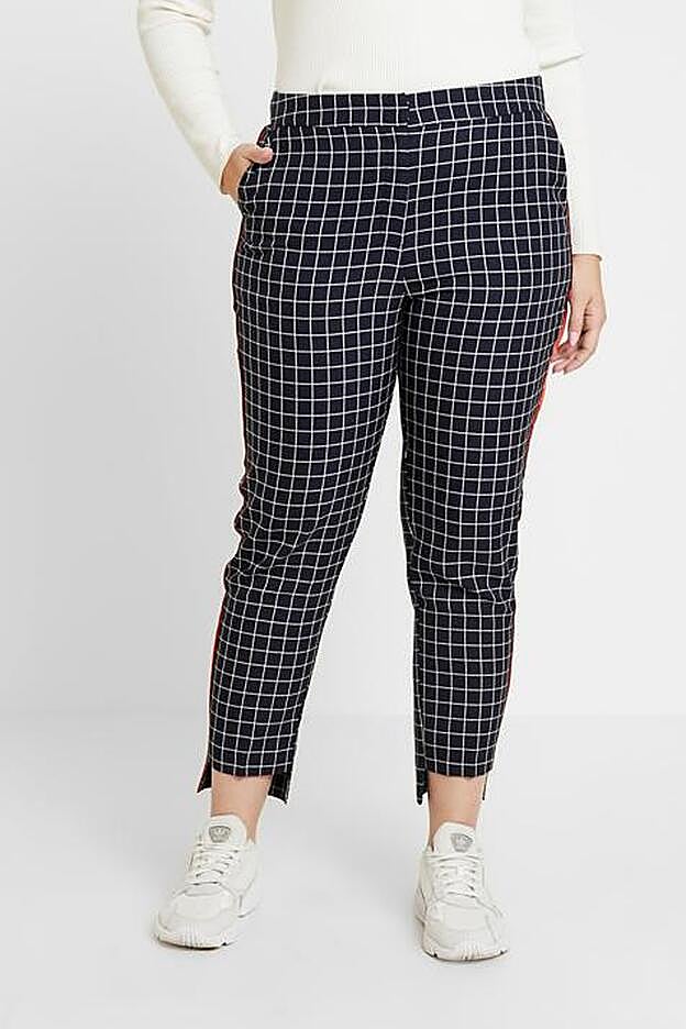 Originalísimos pantalones a cuadros de Simple Be, rebajados en Zalando.