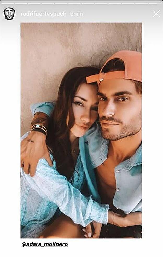 Esta es la imagen que Rodri colgaba ayer por la tarde.