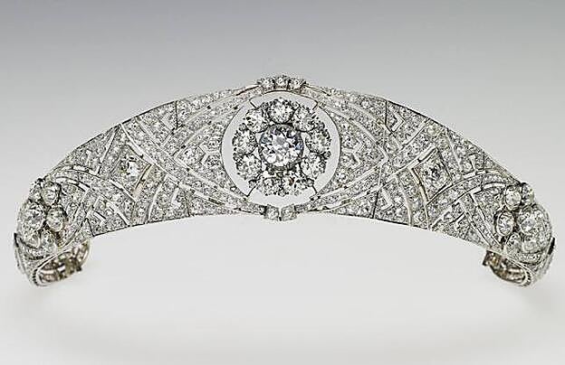 Esta es la tiara que lució Meghan el día de su boda.