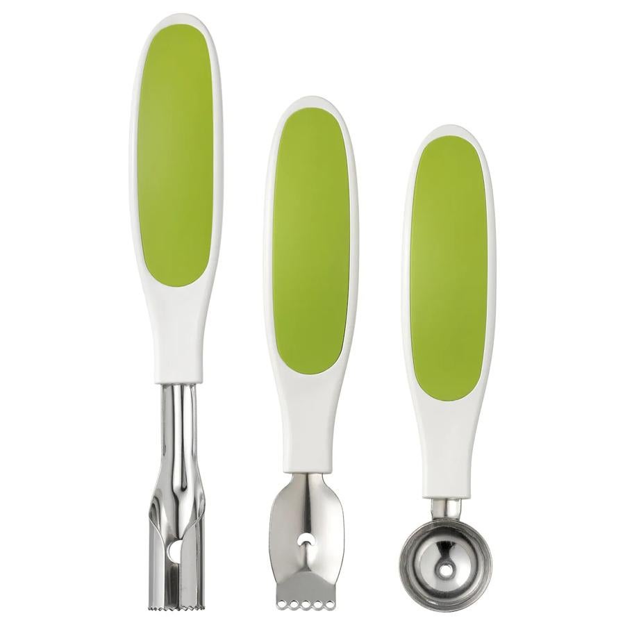 Este juego de tres piezas para decorar la fruta te permitirá desde retirar cáscaras, hacer bolitas o dar formas. Tiene un precio de 5 euros.