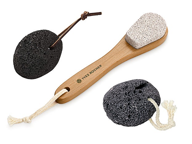Piedra Pómez de Lava de Meraki (6,10 €, en apocare96.com). Piedra Pómez de Pies de Yves Rocher (5,95 €). Piedra Pómez Natural de Beter (4,25 €).