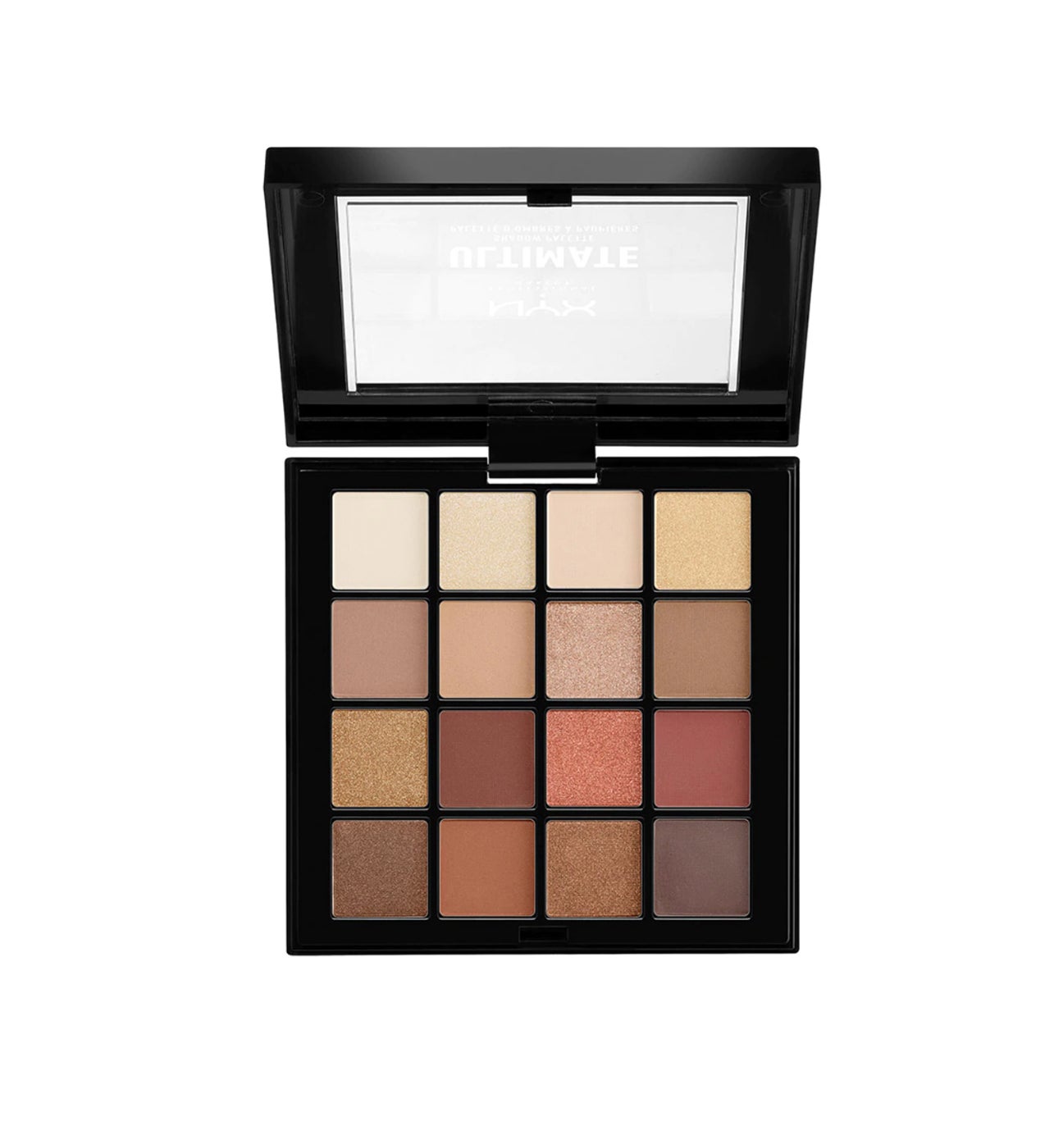 Sombras ultra pigmentadas que combinan el acabado mate con el metalizado.  Ultimate Shadow Warm Neutrals Nyx Professional Makeup  (19,90 €).