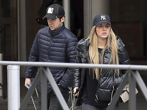 Froilán junto a Mar Torres, su ex pareja.