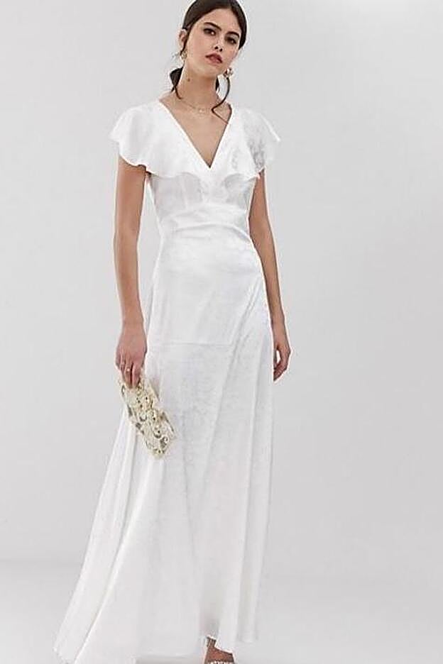 Este vestido de novia de Asos cuesta solo 30 euros.