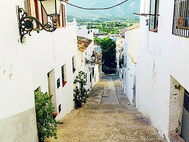 Casco histórico de Altea, en Alicante.