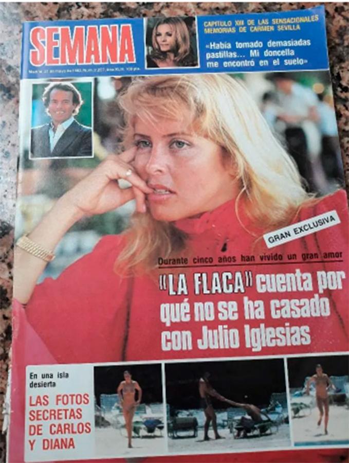 Cinco años le duró el amor a Julio Iglesias con Virginia Sipl, su relación más estable tras las de Preysler y Rijnsburger. Al romper, ella se sinceraba en las páginas de la revista 'Semana', explicando qué les había frenado para dar el paso hacia el altar, como sí hizo con las otras dos mujeres mencionadas, las únicas con las que ha acabado en boda.