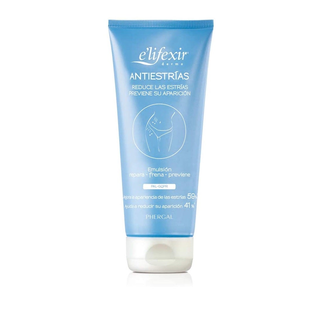 Y del lujo pasamos a una crema low cost pero con el mismo rendimiento: la emulsión antiestrías de E'lifexir. Evita la formación de nuevas estrías y reduce la profundidad de las ya existentes en un 72%. Antes: 13,40 euros.  Ahora: 9,55 euros .