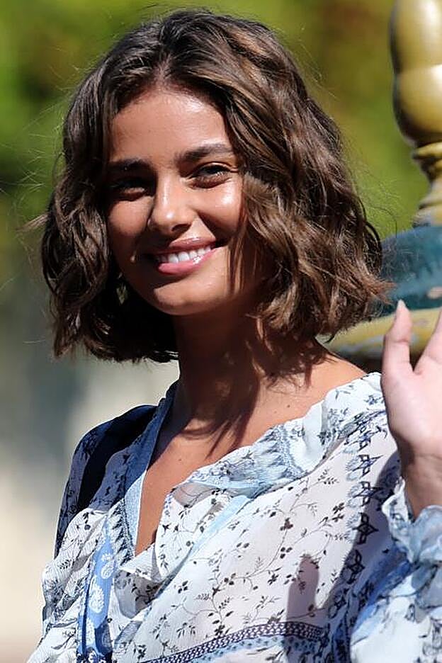 Taylor Hill llegando al Festival de Venecia 2020.