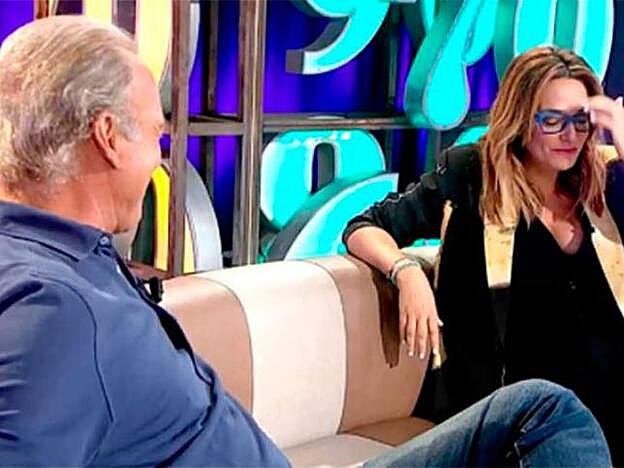 Bertín Osborne durante su entrevista en Canal Sur en el programa de Toñi Moreno.