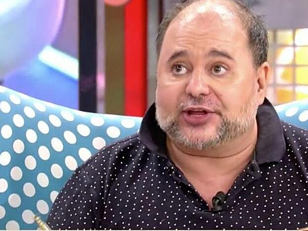 Sergio Alis durante su intervención en 'Sálvame'.