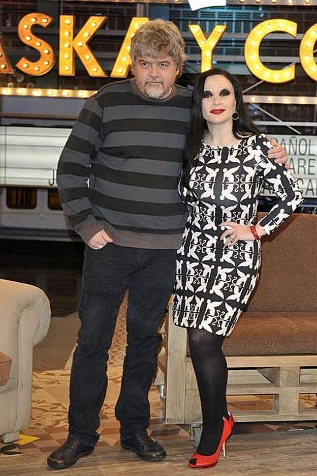 Junto a Javier Coronas en la presentación del espacio de La 2 que condujeron juntos.