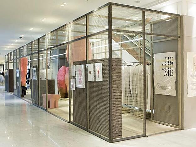 Agender, la tienda pop up de ropa sin género que Selfridges abrió en Londres en 2015.