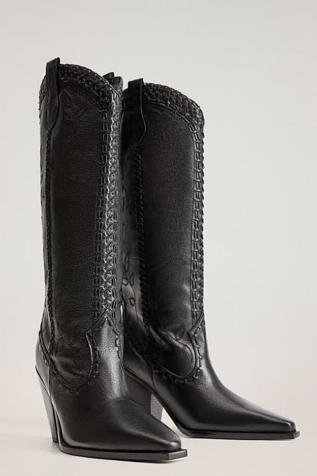 Esta bota de estilo cowboy de Mango promete agotarse rápidamente.