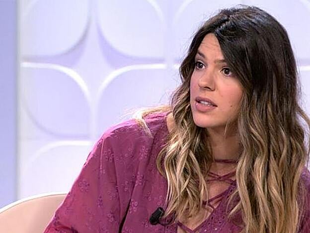 Durante su etapa de asesora del amor en 'MyHyV'.