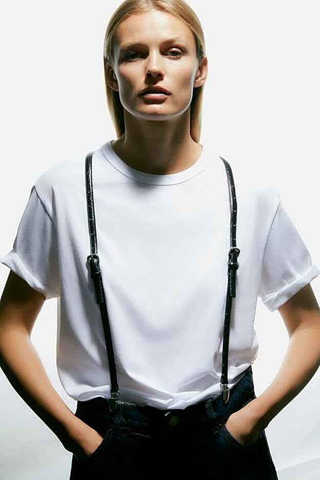 Tirantes de piel (25,95 euros).