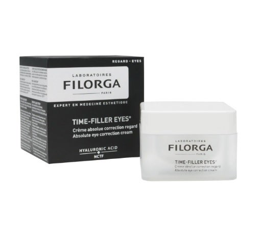 Alisa las arrugas del contorno de los ojos y también de los párpados. El contorno Time-Filler Eyes de Filorga es un cosmético de lujo que rejuvenece la mirada gracias a su fórmula con ácido hialurónico y péptidos que funcionan como un perfecto tratamiento corrector intentivo. Ideal para pieles maduras.  Antes: 73,84 euros. Ahora: 42,53 euros .