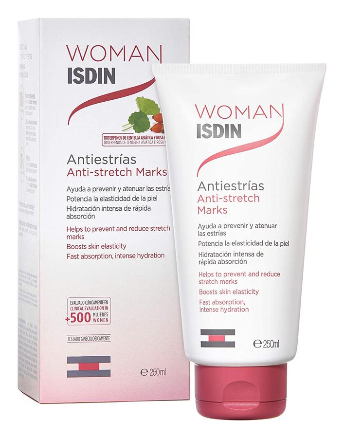 Para evitar la aparición de las antiestéticas estrías te ofrecemos esta crema de la marca de belleza y salud ISDIN al increíble  precio de 18,54€  por su 30% de descuento durante estos días de rebajas en la plataforma Amazon. La fórmula de la crema antiestrías potencia la elasticidad de la piel para así combatir la aparición de estrías vinculadas con el embarazo, la pérdida de peso o la adolescencia. Además, la crema ayuda a reducir visiblemente su aspecto para que tu piel luzca sana y tenga un tacto agradable.