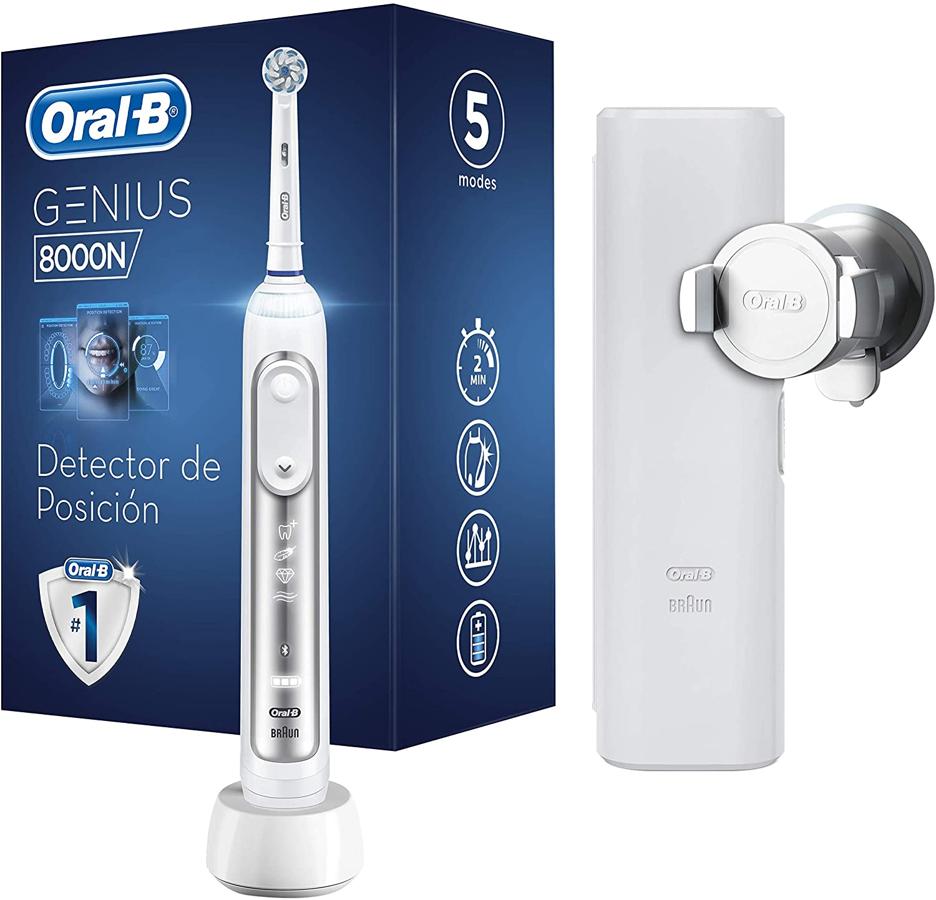Seguimos con nuestra selección de los mejores productos de belleza con este fantástico cepillo eléctrico de una las marcas más conocidas y valoradas. Este modelo de Oral-B es perfecto para mantener nuestra boca perfectamente aseada gracias a que elimina hasta un 100 % más de placa gracias a su cabezal redondo. Además de su impresionante descuento del 60% que lo deja en un  precio de 89.99€  cuenta con cinco cepillos y estuche para viajes.