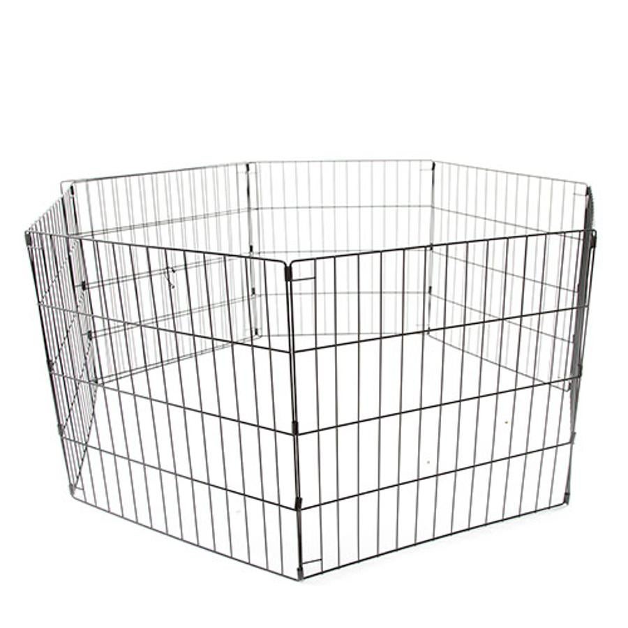 ¿Tienes miedo de que tu mascota arrase con todo cuando no estás en casa? Cuida de tu hogar y de tus amigos con este práctico parque plegable para perros y gatos de la marca TK-Pet. Está formado por 8 paneles galvanizados muy fáciles de montar, disponible en dos alturas: 61 cm y 91 cm. Si lo quieres, está rebajado en  Tiendanimal a sólo 34,99 euros.