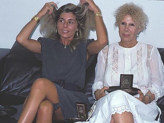 Marta Chávarri y la duquesa de Alba.