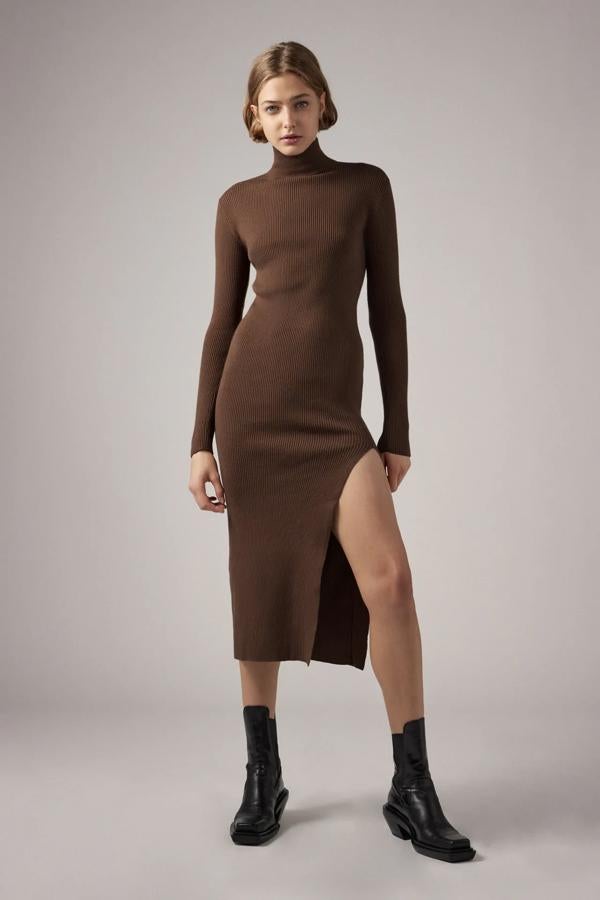 Fotos: Vestidos de punto para llevar con botas o con deportivas por menos de 30 euros