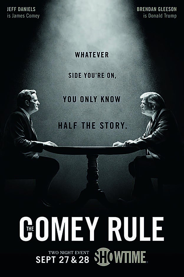Cartel de 'La ley de Comey'.