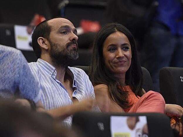 Villacís junto a su ya exmarido en una imagen de archivo.