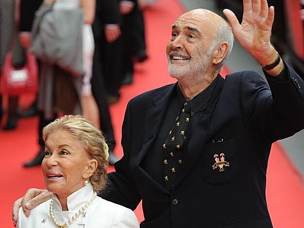 Micheline Roquebruney Sean Connery en 2010.