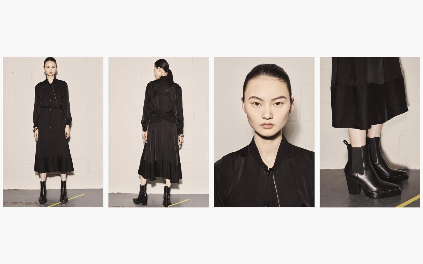 El negro es el color protagonista de la nueva colección SRPLS de Zara.