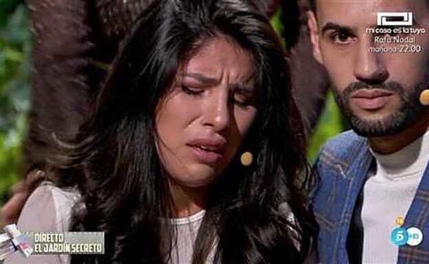 Chabelita en pleno ataque de ansiedad.