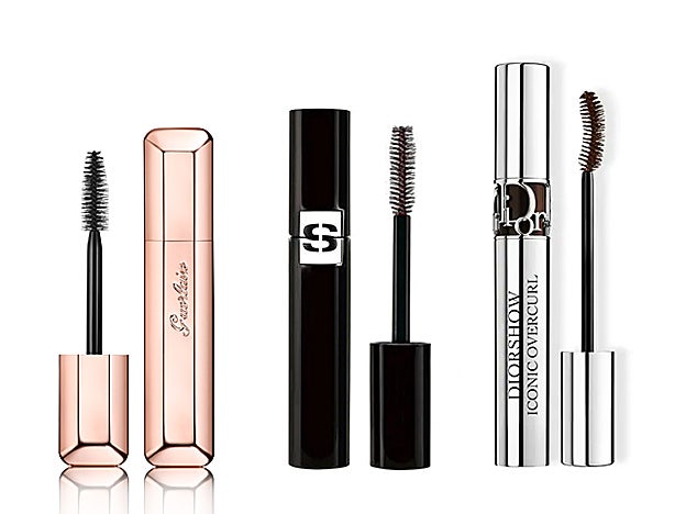 Mad Eyes Mascara de Guerlain (35,99 €). So Volume de Sisley (51,99 €). Diorshow Iconic Overcurl de Dior (37,99 €).