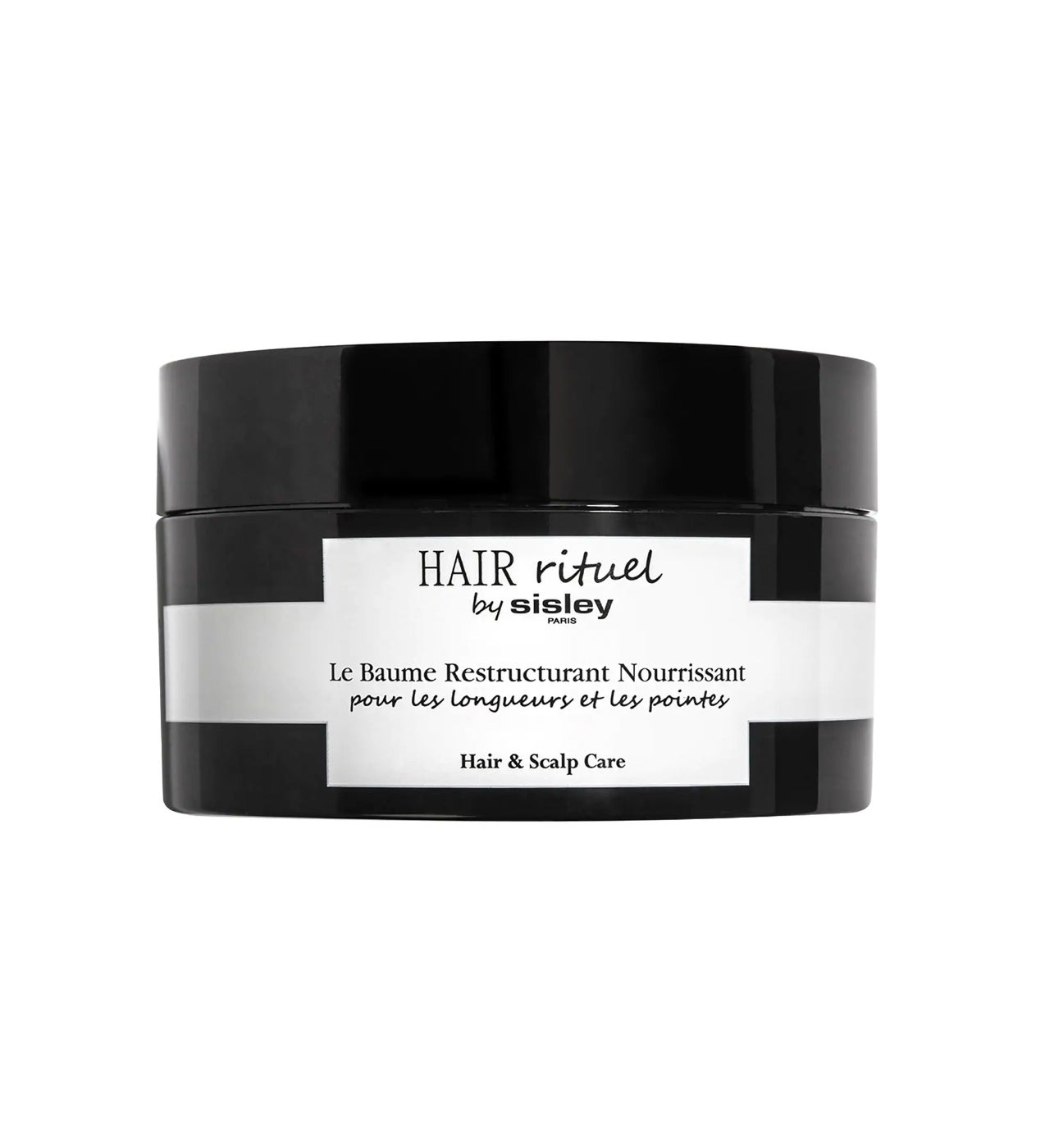 Bálsamo nutritivo prelavado para el cabello dañado, seco y quebradizo. Enriquecido con una combinación de aceites botánicos, este bálsamo nutritivo prelavado actúa sobre la fibra capilar para nutrir, restaurar y reestructurar intensamente. Su activo rellenador de brechas análogo de las ceramidas refuerza la extructura lipídica interna del cabello y mejora su resistencia.  Baume Restructurant Nourrissant de Hair Rituel by Sisley  (94,99 €).