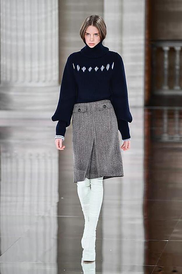 Desfile de Victoria Beckham en la London Fashion Week el pasado mes de febrero de 2020.
