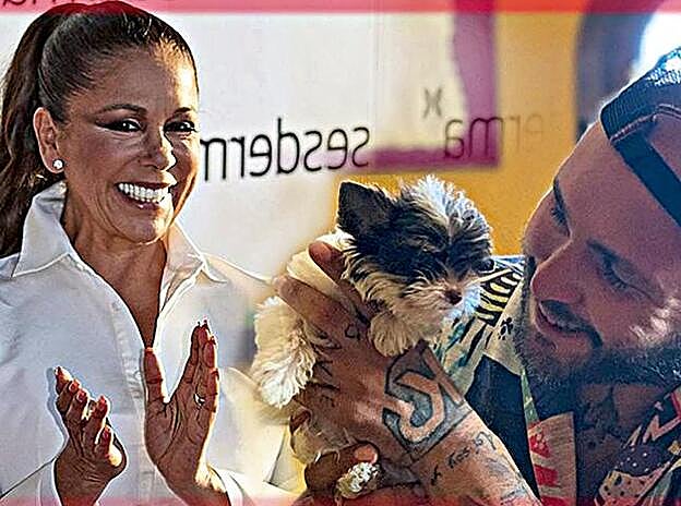 Francisco ha adiestrado a la perrita de Isabel Pantoja.