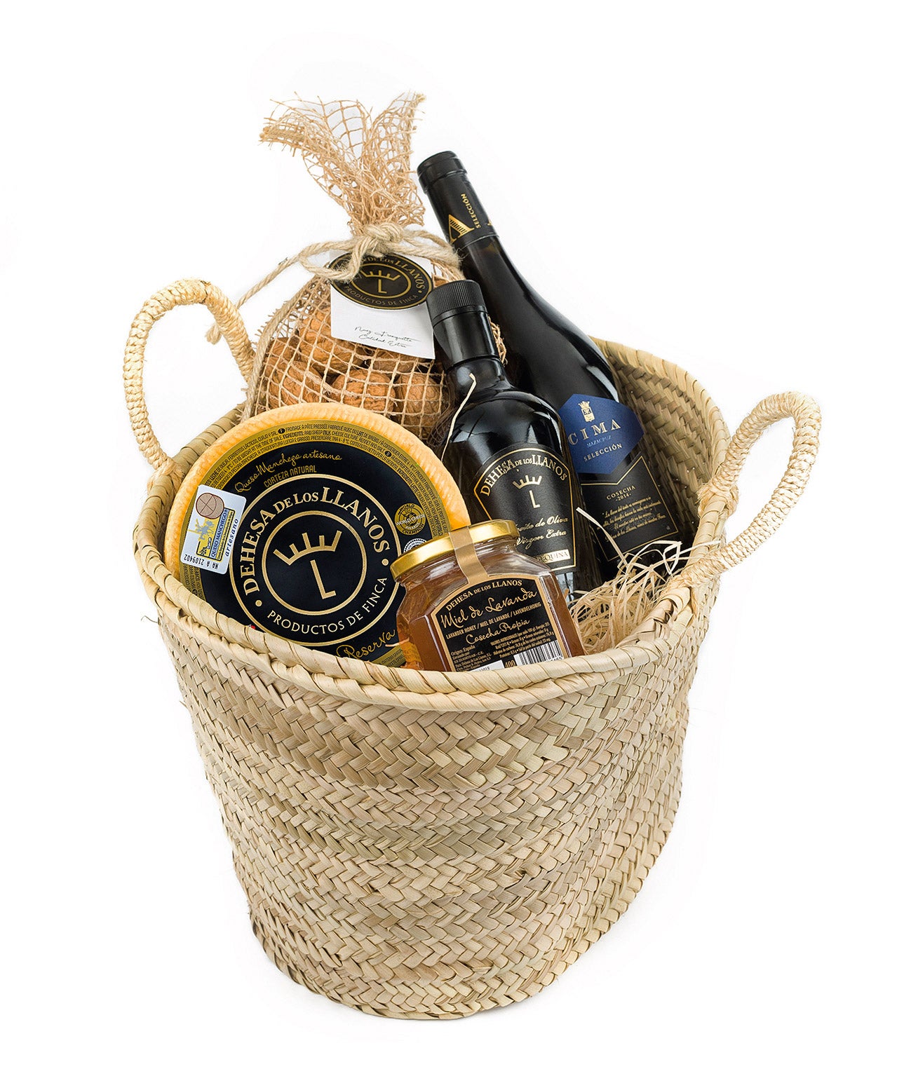 Capazo gourmet de Dehesa de los Llanos.