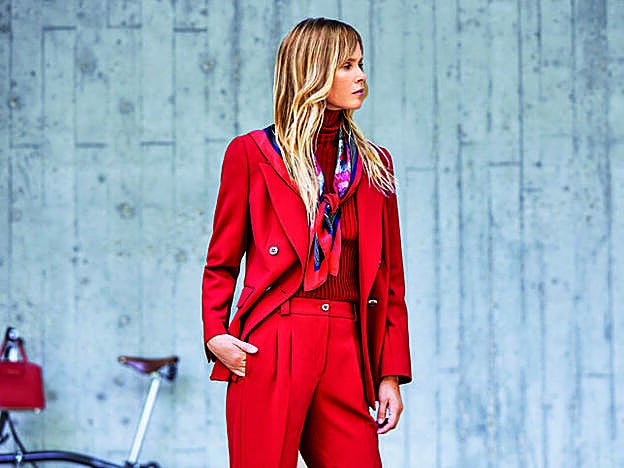 Look de la colección otoño/invierno 2020-21 de Roberto Verino.